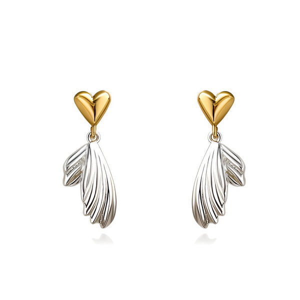 Fashion Exquisite Personality Temperament Love Fishtail Earrings